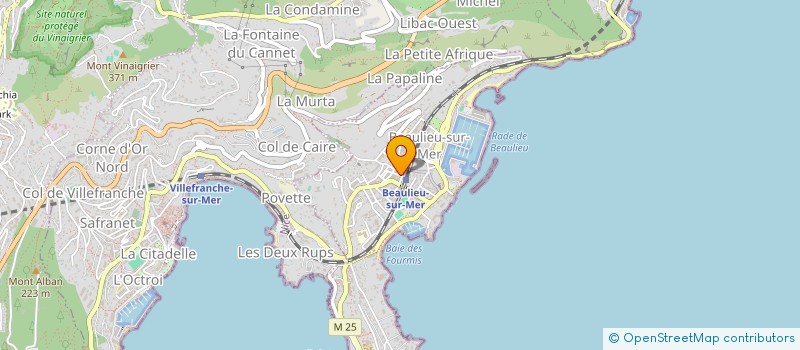 localisation de l'entreprise MONSIEUR MICHEL HUET à BEAULIEU-SUR-MER
