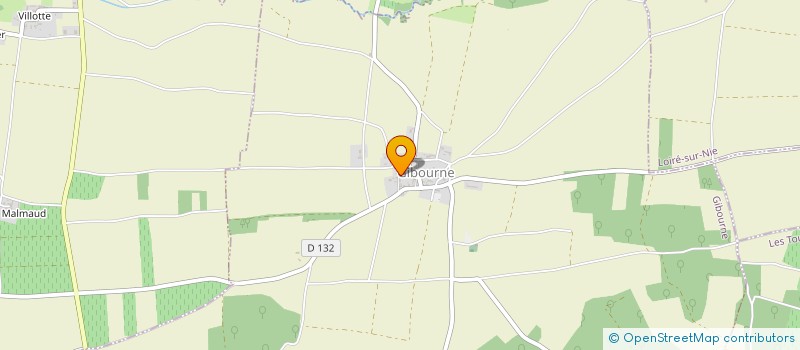 localisation de l'entreprise MONSIEUR MICHEL HUET  GIBOURNE