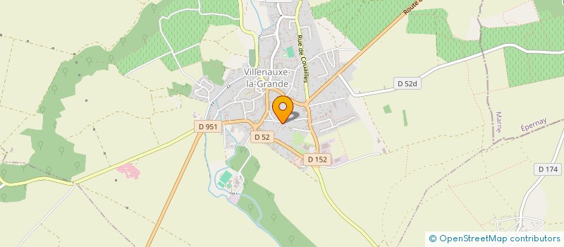 localisation de l'entreprise MONSIEUR MICHEL HUGEROT  VILLENAUXE-LA-GRANDE