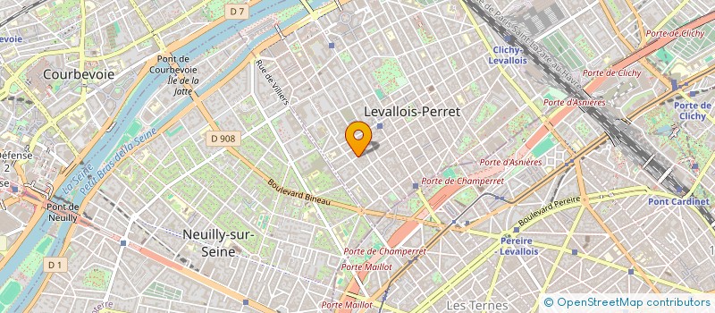 localisation de l'entreprise MONSIEUR MICHEL HUGUET à LEVALLOIS-PERRET
