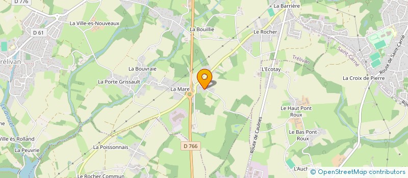 localisation de l'entreprise MONSIEUR MICHEL HUGUET  TRELIVAN