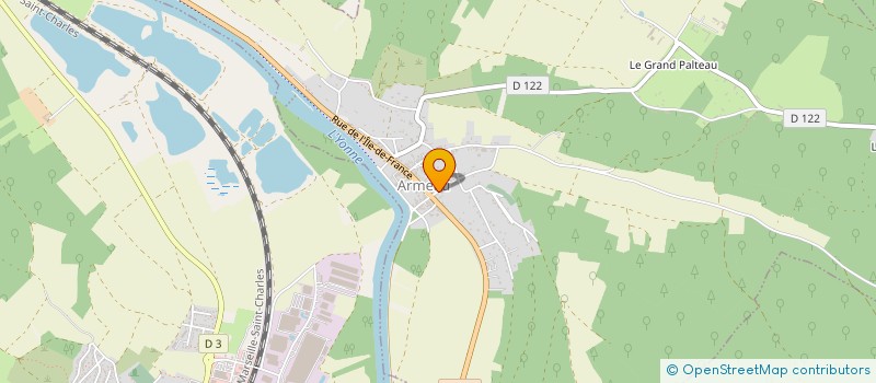 localisation de l'entreprise MONSIEUR MICHEL HUIGNARD  ARMEAU