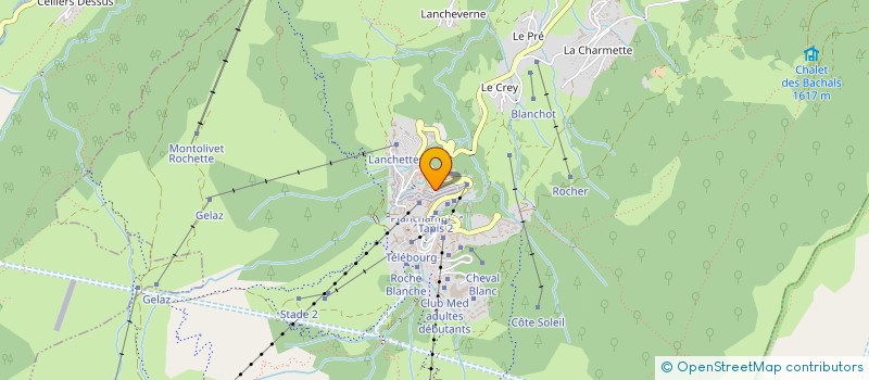 localisation de l'entreprise MONSIEUR MICHEL HUMBERT  LES AVANCHERS-VALMOREL