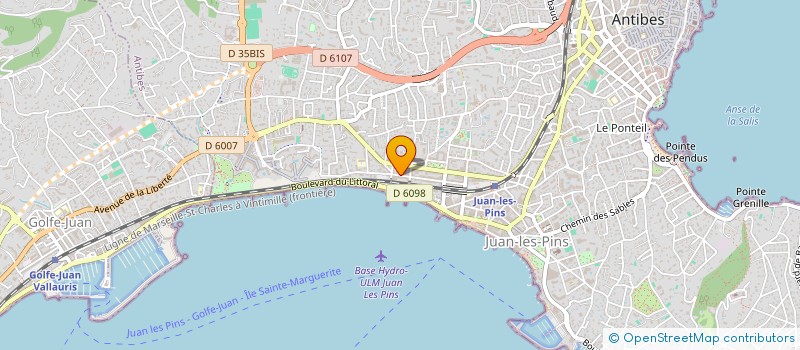 localisation de l'entreprise MONSIEUR MICHEL HUMBLOT  ANTIBES