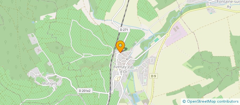 localisation de l'entreprise MONSIEUR MICHEL HUMILIER  AVENAY-VAL-D'OR