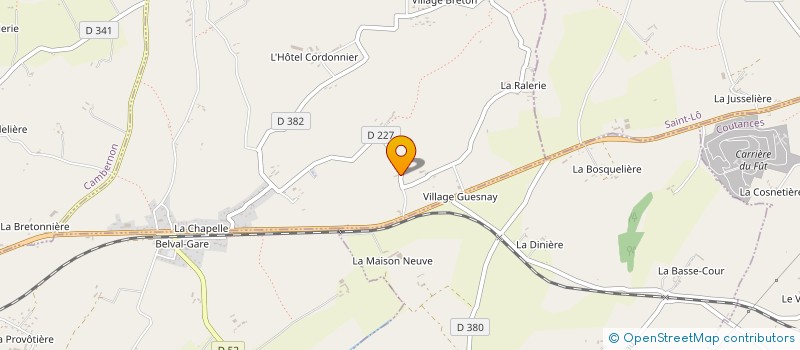 localisation de l'entreprise MONSIEUR MICHEL HUREL  RONCEY