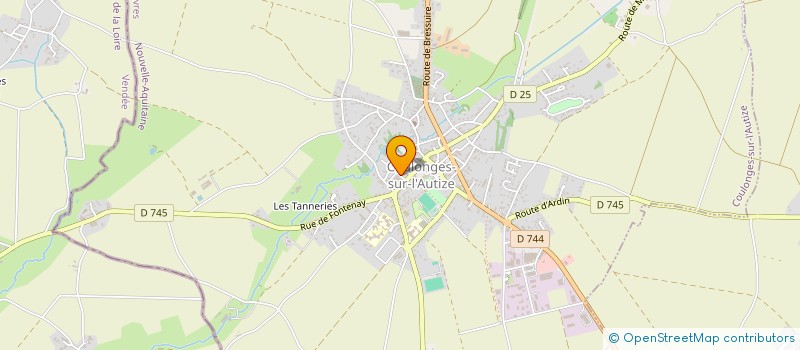 localisation de l'entreprise MONSIEUR MICHEL HURTAUD à COULONGES-SUR-L'AUTIZE