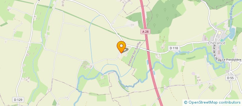 localisation de l'entreprise MONSIEUR MICHEL HUSSET  SAINT-PAUL-LE-GAULTIER