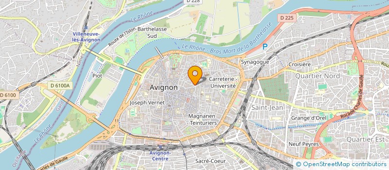 localisation de l'entreprise MONSIEUR MICHEL HUSSON à AVIGNON