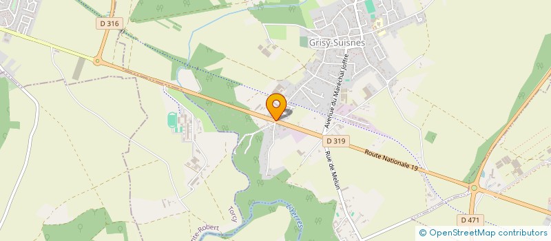localisation de l'entreprise MONSIEUR MICHEL HUSSON  GRISY-SUISNES