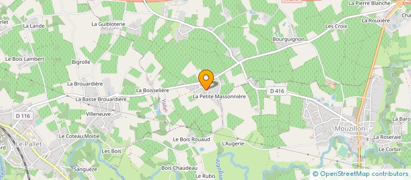 localisation de l'entreprise MONSIEUR MICHEL HUTEAU à VALLET