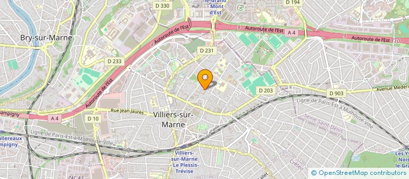 localisation de l'entreprise MONSIEUR MICHEL HUTIN à VILLIERS-SUR-MARNE