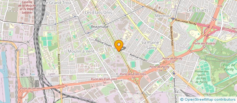 localisation de l'entreprise MONSIEUR MICHEL IACOVELLA  VENISSIEUX