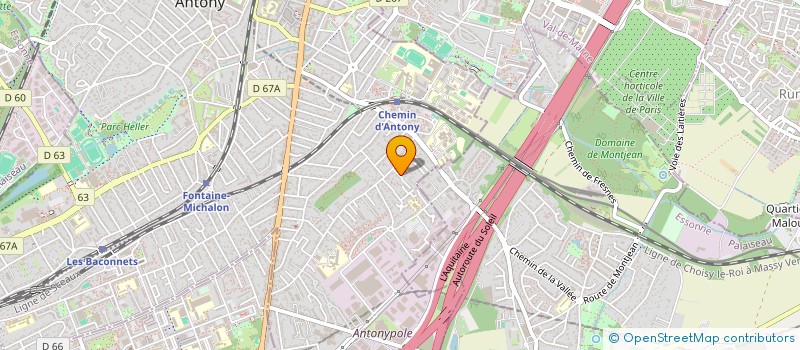 localisation de l'entreprise MONSIEUR MICHEL IAREMENKO à ANTONY