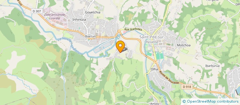 localisation de l'entreprise MONSIEUR MICHEL IDIARTEGARAY  SAINT-PEE-SUR-NIVELLE