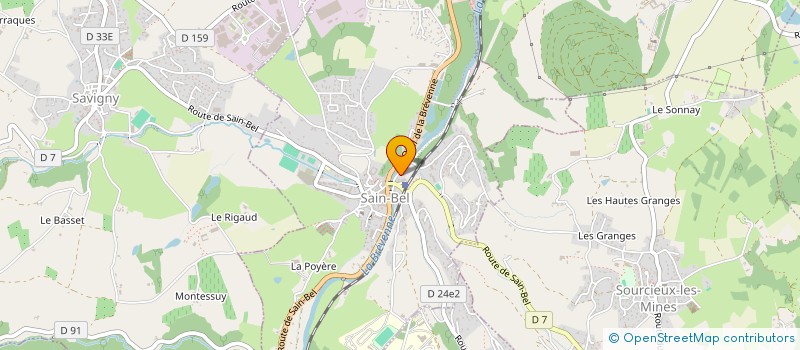 localisation de l'entreprise MONSIEUR MICHEL IGNACCHITI  SAIN-BEL