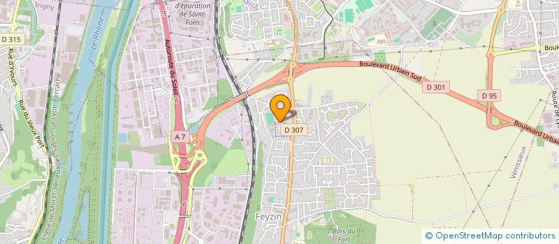 localisation de l'entreprise MONSIEUR MICHEL IKONOMOU  FEYZIN