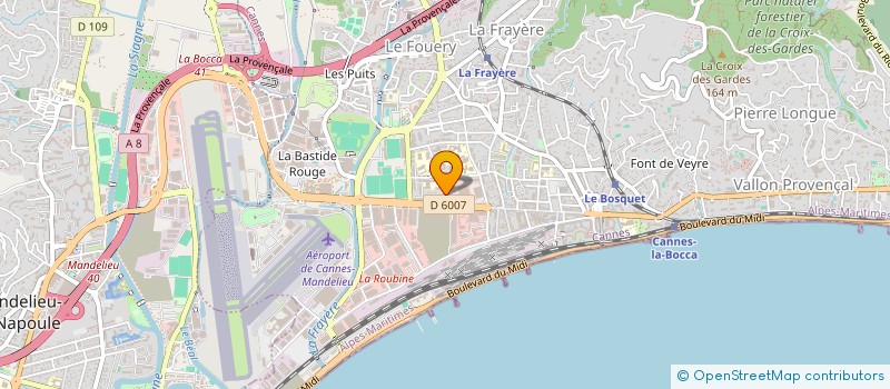 localisation de l'entreprise MONSIEUR MICHEL ILBIZIAN  CANNES