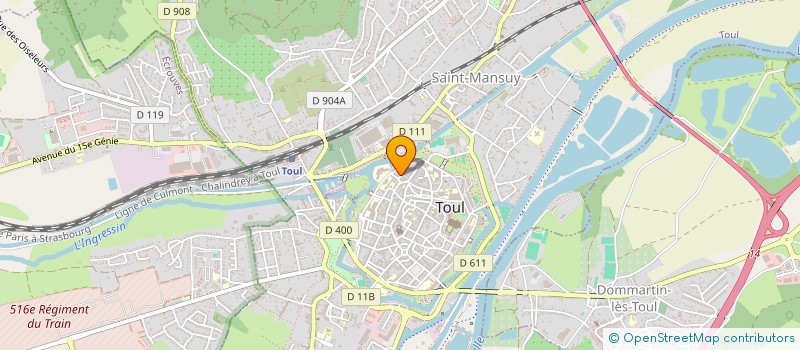 localisation de l'entreprise MONSIEUR MICHEL INAMO à TOUL