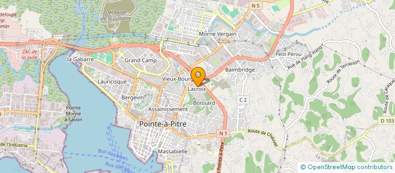 localisation de l'entreprise MONSIEUR MICHEL ISAAC  LES ABYMES