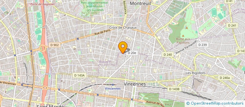 localisation de l'entreprise MONSIEUR MICHEL IVON à VINCENNES