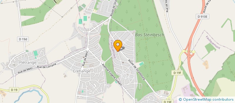 localisation de l'entreprise MONSIEUR MICHEL IZAGUIRRE  FAULQUEMONT