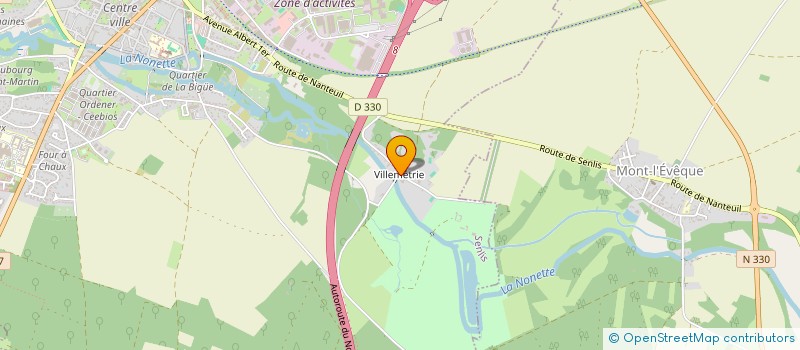 localisation de l'entreprise MONSIEUR MICHEL IZUNSKY  SENLIS