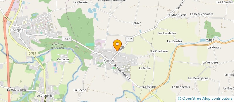 localisation de l'entreprise MONSIEUR MICHEL JACOB  PANCE