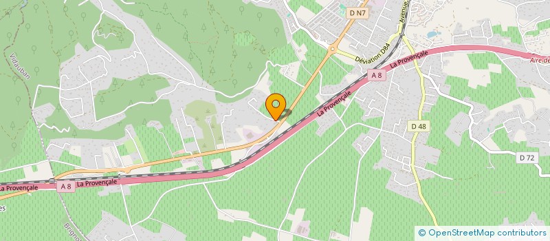 localisation de l'entreprise MONSIEUR MICHEL JACOBIERE  VIDAUBAN