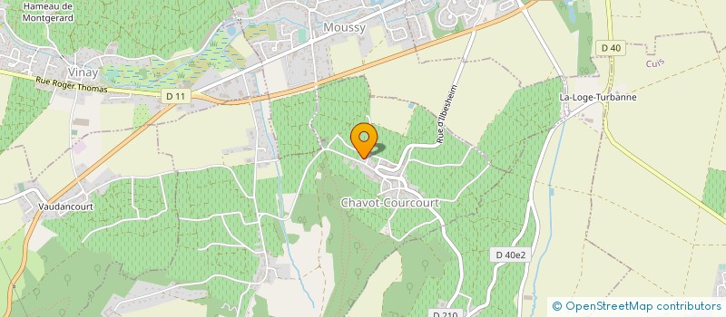 localisation de l'entreprise MONSIEUR MICHEL JACQUEMARD  CHAVOT-COURCOURT