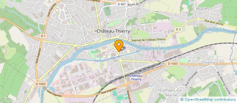 localisation de l'entreprise MONSIEUR MICHEL JACQUES à CHATEAU-THIERRY