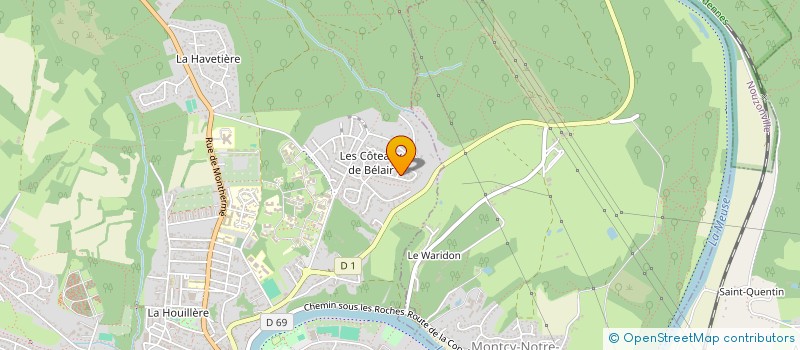 localisation de l'entreprise MONSIEUR MICHEL JACQUES  CHARLEVILLE-MEZIERES