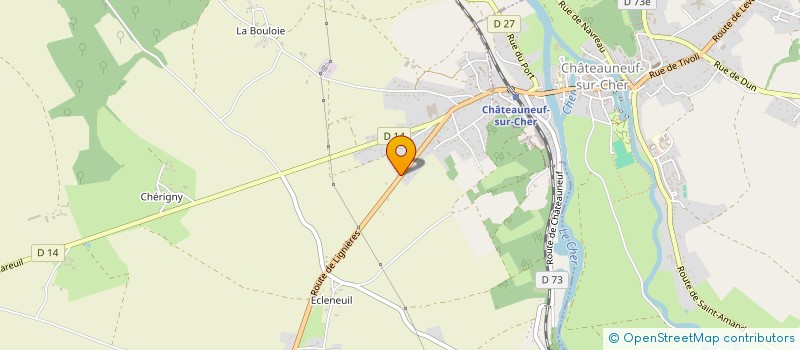 localisation de l'entreprise MONSIEUR MICHEL JACQUET  VENESMES