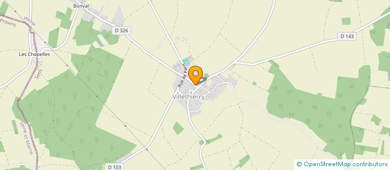 localisation de l'entreprise MONSIEUR MICHEL JACQUIN  COMPIGNY