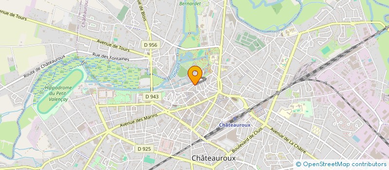 localisation de l'entreprise MONSIEUR MICHEL JACQUOT  CHATEAUROUX