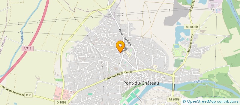 localisation de l'entreprise MONSIEUR MICHEL JAFFEUX à PONT-DU-CHATEAU