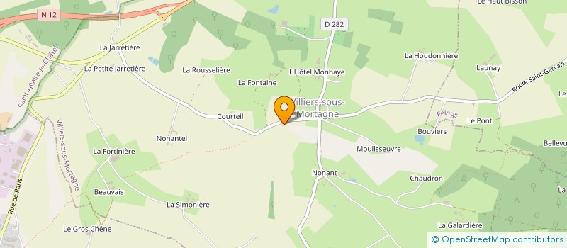 localisation de l'entreprise MONSIEUR MICHEL JAHANDIER à LE PIN-LA-GARENNE