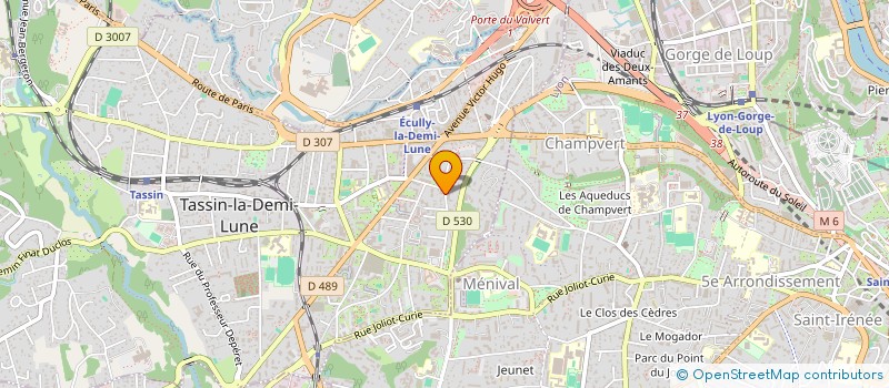 localisation de l'entreprise MONSIEUR MICHEL JALLOT  TASSIN-LA-DEMI-LUNE