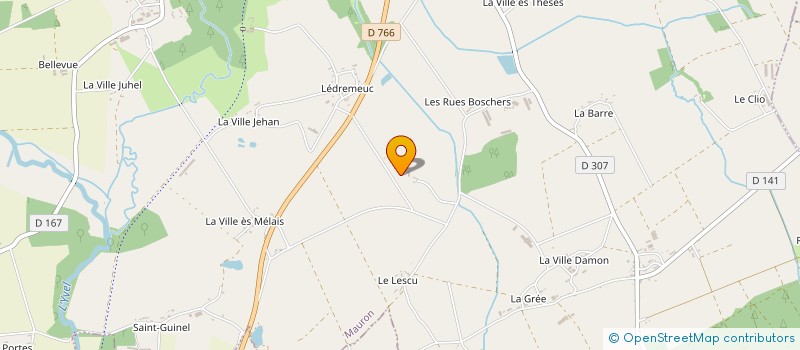 localisation de l'entreprise MONSIEUR MICHEL JALLU  TREHORENTEUC