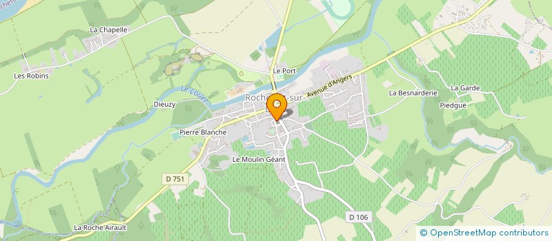 localisation de l'entreprise MONSIEUR MICHEL JAMAIN  VAL-DU-LAYON