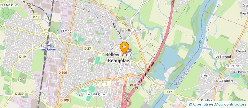 localisation de l'entreprise MONSIEUR MICHEL JAMBON  BELLEVILLE-EN-BEAUJOLAIS