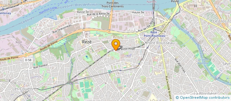 localisation de l'entreprise MONSIEUR MICHEL JAMIN  REZE