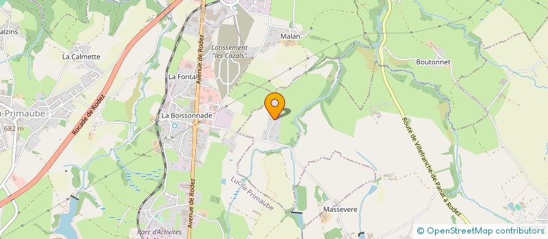 localisation de l'entreprise MONSIEUR MICHEL JAMMES  FLAVIN