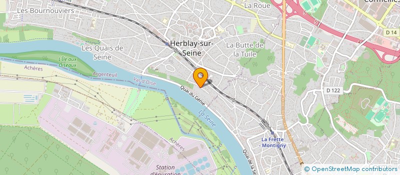 localisation de l'entreprise MONSIEUR MICHEL JANIAUD  HERBLAY-SUR-SEINE