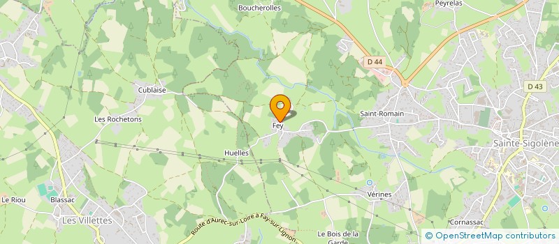 localisation de l'entreprise MONSIEUR MICHEL JANUEL  SAINTE-SIGOLENE