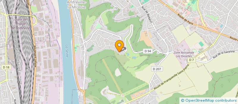 localisation de l'entreprise MONSIEUR MICHEL JARDIN  AMFREVILLE-LA-MIVOIE