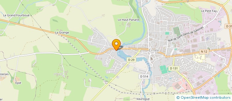 localisation de l'entreprise MONSIEUR MICHEL JARDIN à ERNEE