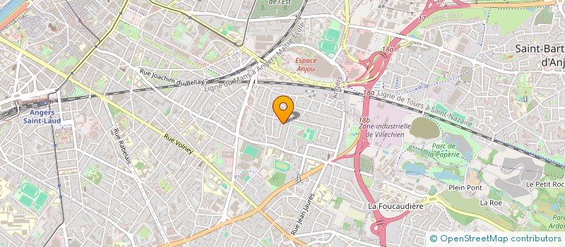 localisation de l'entreprise MONSIEUR MICHEL JARNOUX à ANGERS