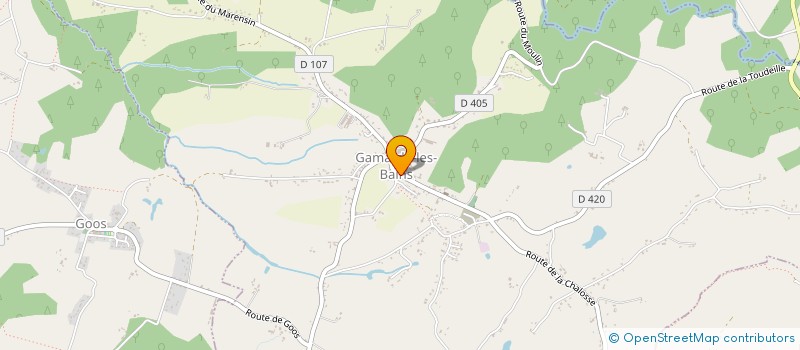 localisation de l'entreprise MONSIEUR MICHEL JAUD  BOURRIOT-BERGONCE