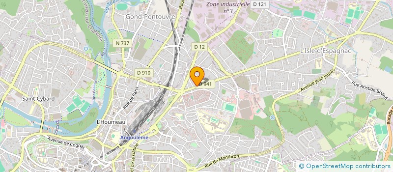 localisation de l'entreprise MONSIEUR MICHEL JAULIN à ANGOULEME
